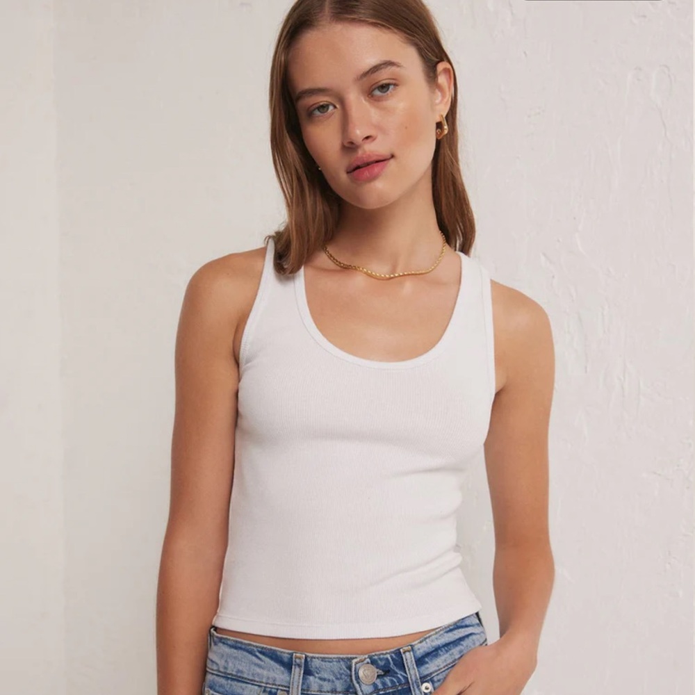 Z Supply Ribbed Tanks- Black & White- M/L